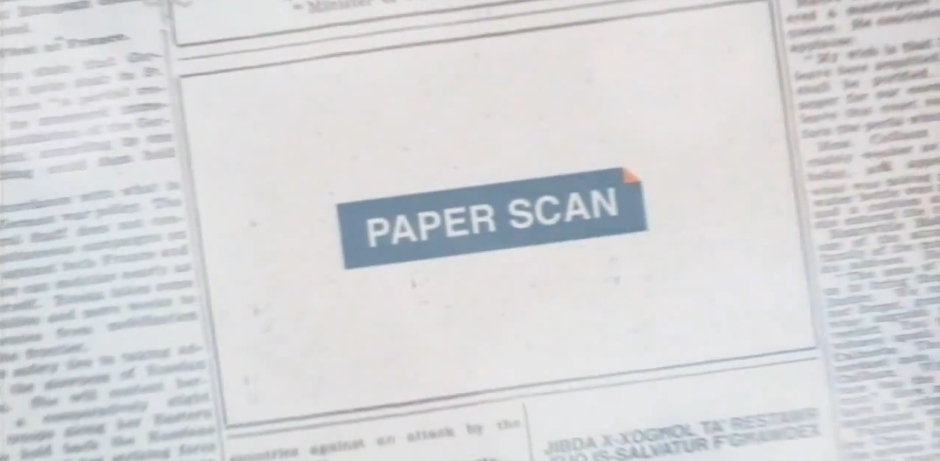 Paper Scan – 9th November 2014 – ONE