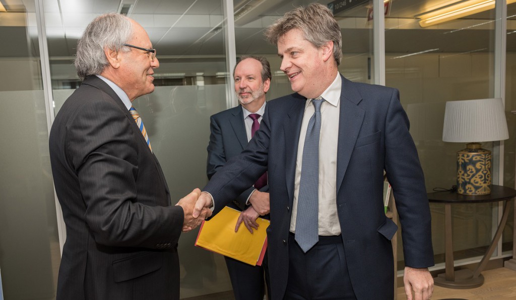 Edward Scicluna, Maltese Minister for Finance, was received by Jonathan Hill, Member of the EC in charge of Financial Stability, Financial Services and Capital Markets Union