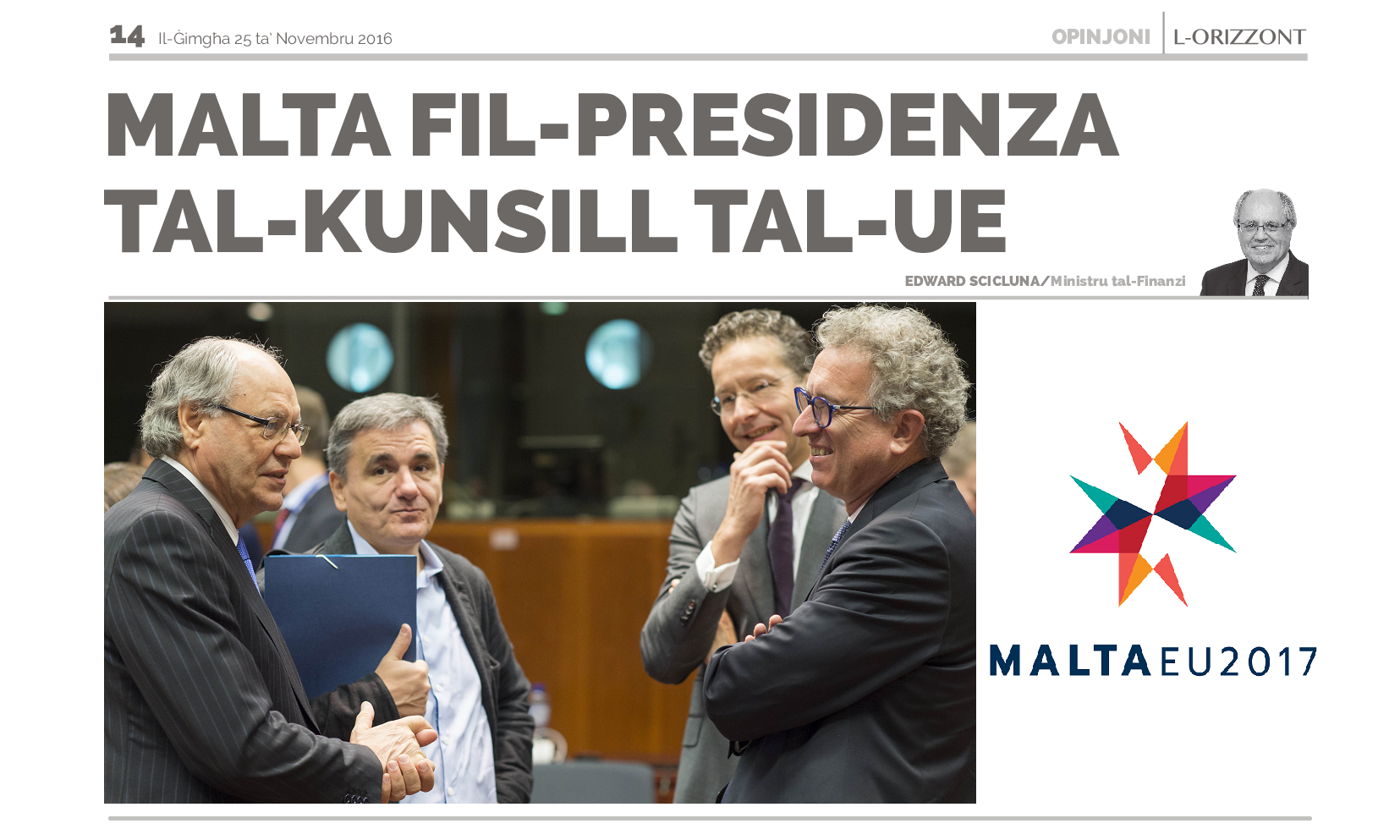 Ir-rwol ta’ Malta fil-Presidenza tal-Kunsill tal-UE