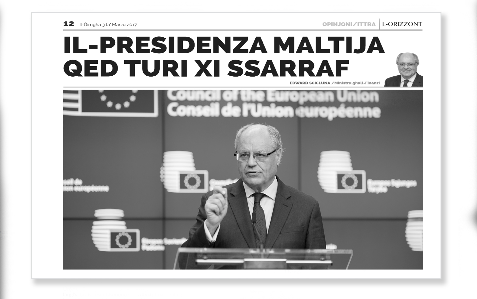 Il-Presidenza Maltija qed turi x’issarraf