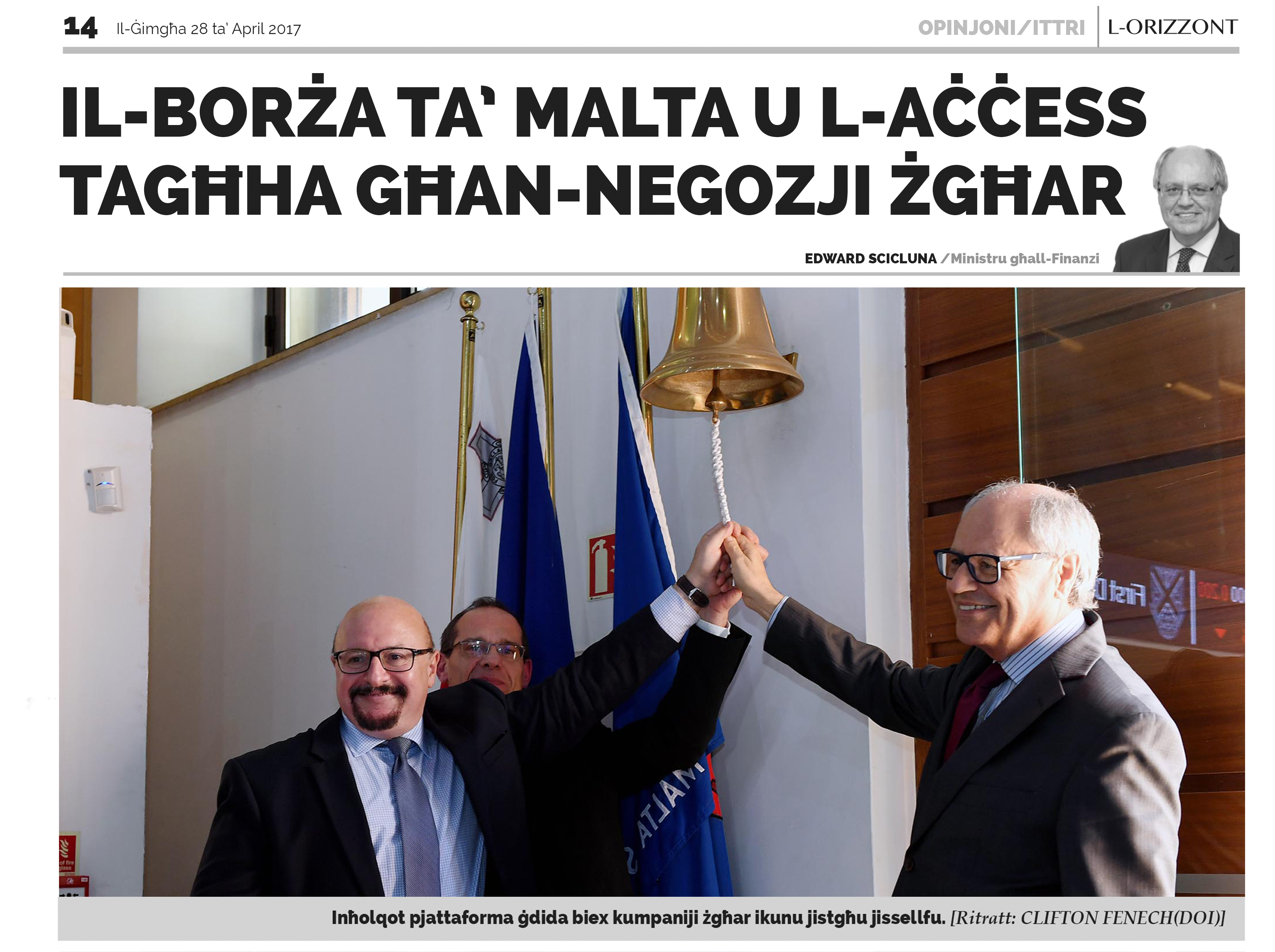 Il-Borża ta’ Malta ssir aktar aċċessibbli għan-negozji ż-żgħar