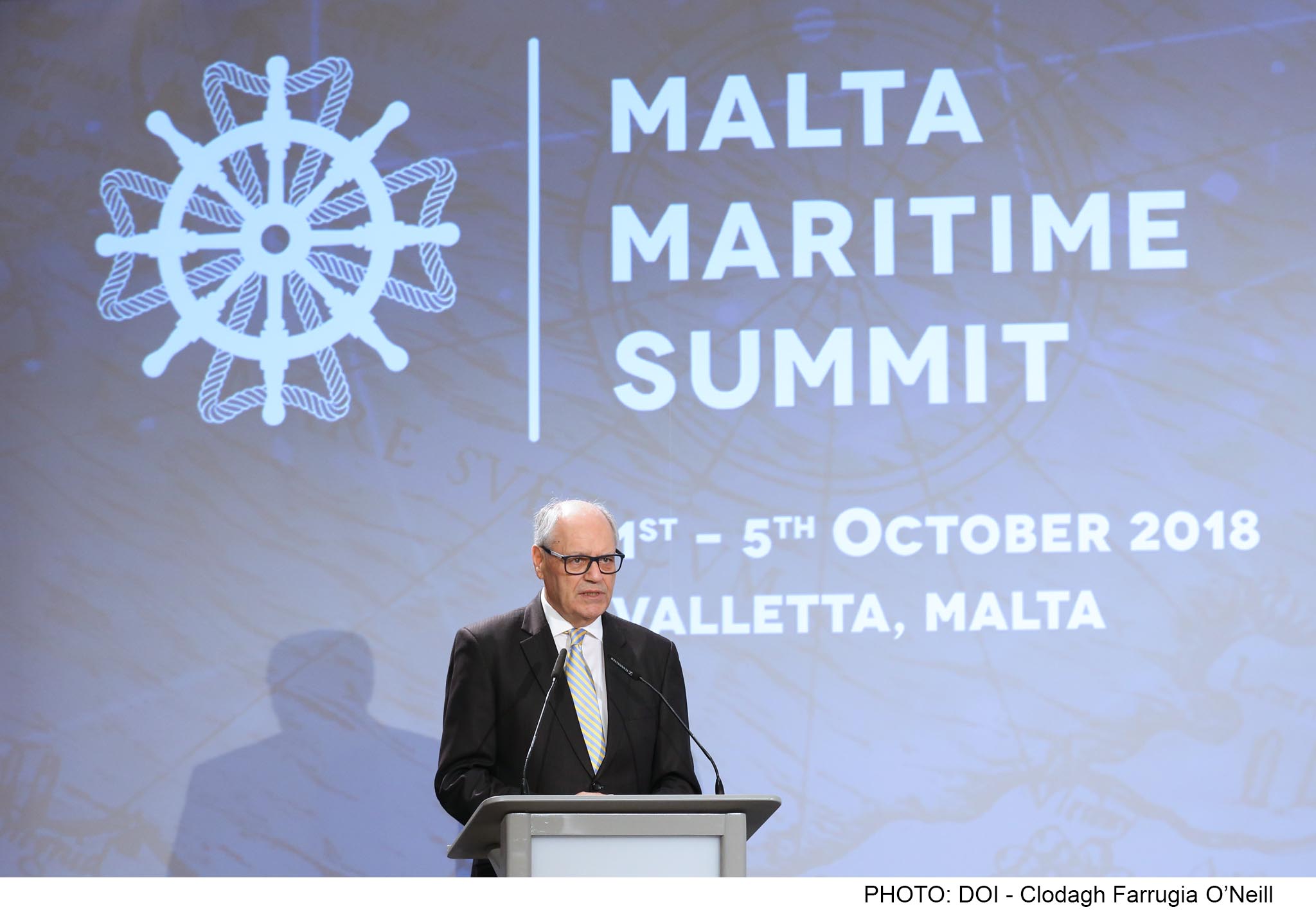 Minister Scicluna addresses the Malta Maritime Summit