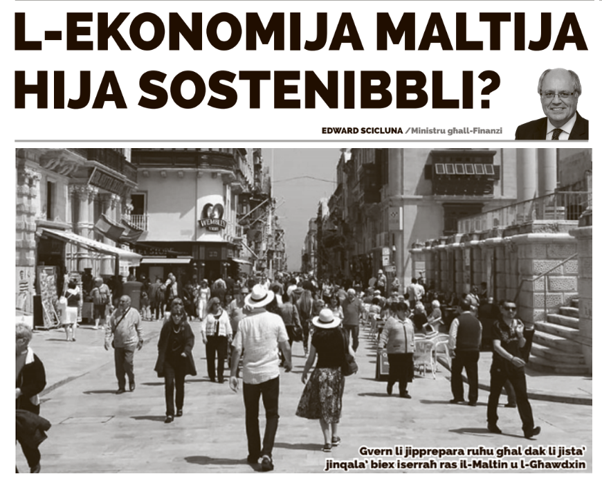 L-Ekonomija Maltija Hija Sostenibbli?