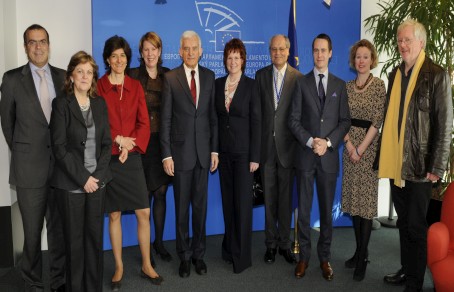 President Buzek meets with rapporteurs on the economic governance  package in Strasbourg
